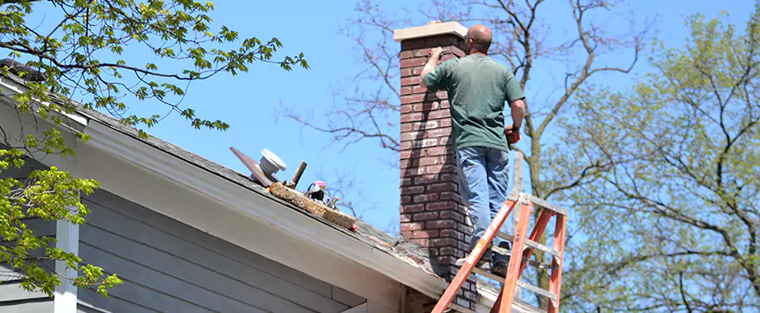 Vinyl and PVC Chimney Flashing Installation in Bolingbrook, IL